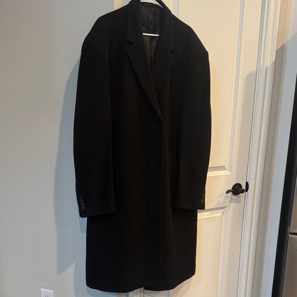 Geoffrey Beene Black Trench Coat
